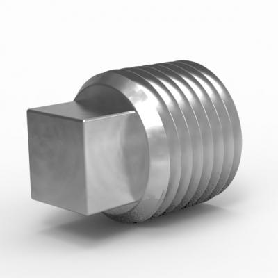 ASME B 16.14 2018 钢铁管螺纹管堵、内外螺丝和锁紧螺母 方头管堵图2