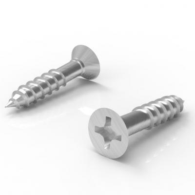 ASME B 18.6.4 1998 II型十字槽沉头精整自攻螺钉 AB型末端 [Table 19]图2