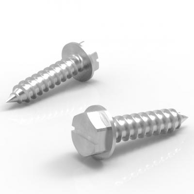 ASME B 18.6.4 1998 开槽六角头带介自攻螺钉 A型末端 [Table H1]图3