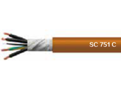 SC 751 C PE/PVC电机连接电缆，全铜屏蔽 0.6/1kv(用于变频器上的DNC电机U/\1.7kv)图2
