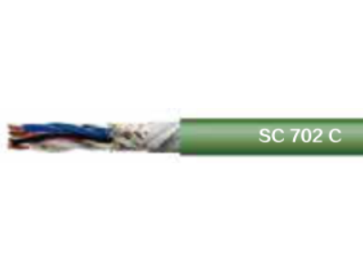 SC 739 C PUR电机传输电缆,全铜屏蔽(UL20236、用于分解器与轴角编码器)图2