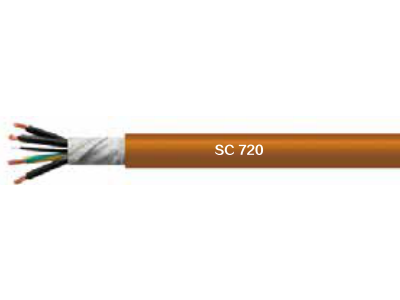 SC 720 PUR电机连接电缆,TPE芯线 0.6/1kv(用于变频器上的DNC电机)图2